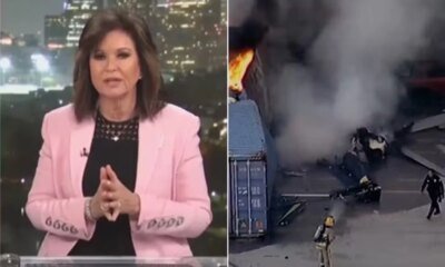 Apresentadora confirma ao vivo que colegas de emissora morreram em