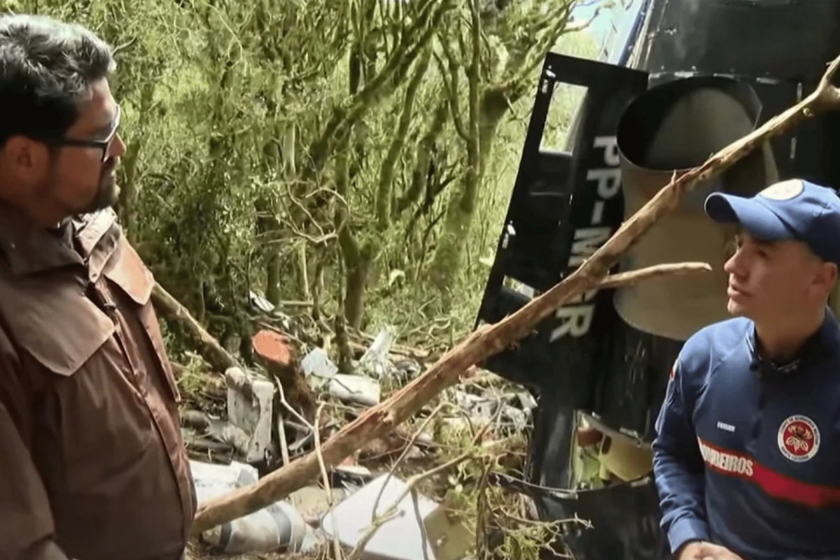 Bombeiro envolvido nas buscas por helicoptero de Rick faz revelacao