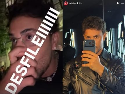 Carlinhos Maia celebra estreia na passarela da Semana de Moda
