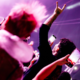 Casal famoso deixa area VIP do Rock in Rio apos