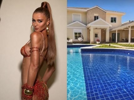 Cintia Dicker mostra nova mansao onde vai morar com a