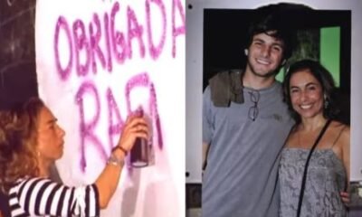 Cissa Guimaraes homenageia filho Rafael morto em atropelamento no dia