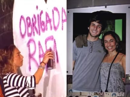 Cissa Guimaraes homenageia filho Rafael morto em atropelamento no dia