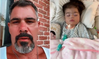 Coube a Juliano Cazarre dar triste noticia sobre a filha