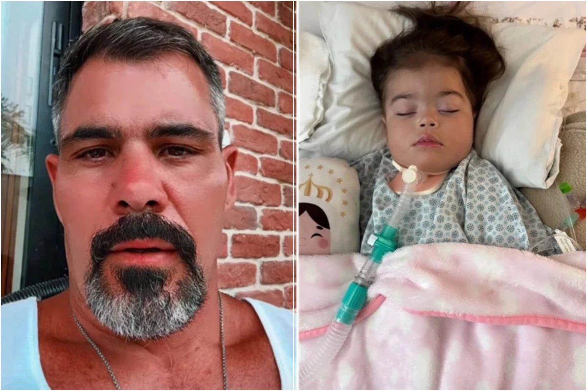 Coube a Juliano Cazarre dar triste noticia sobre a filha