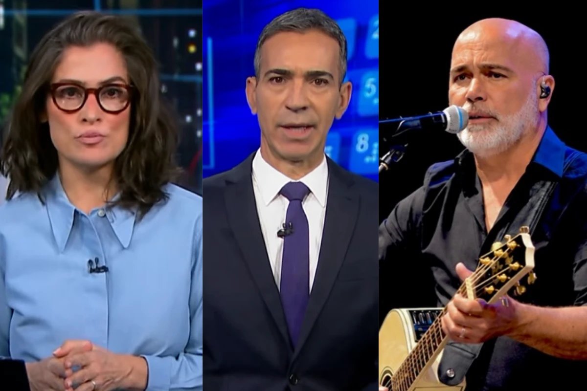 Coube a Tralli e Renata trazer ao vivo as ultimas