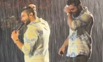 Debaixo de chuva sertanejo Henrique chora e revela ‘vazio ao