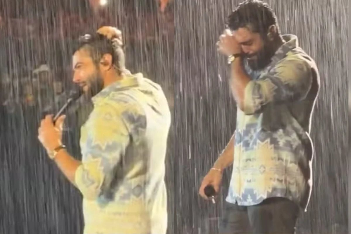 Debaixo de chuva sertanejo Henrique chora e revela ‘vazio ao