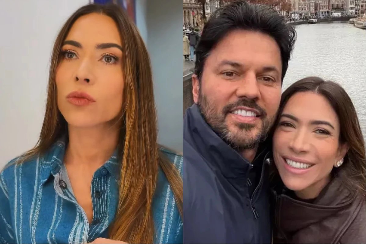 Em meio a polemica Patricia Abravanel surge sem alianca e