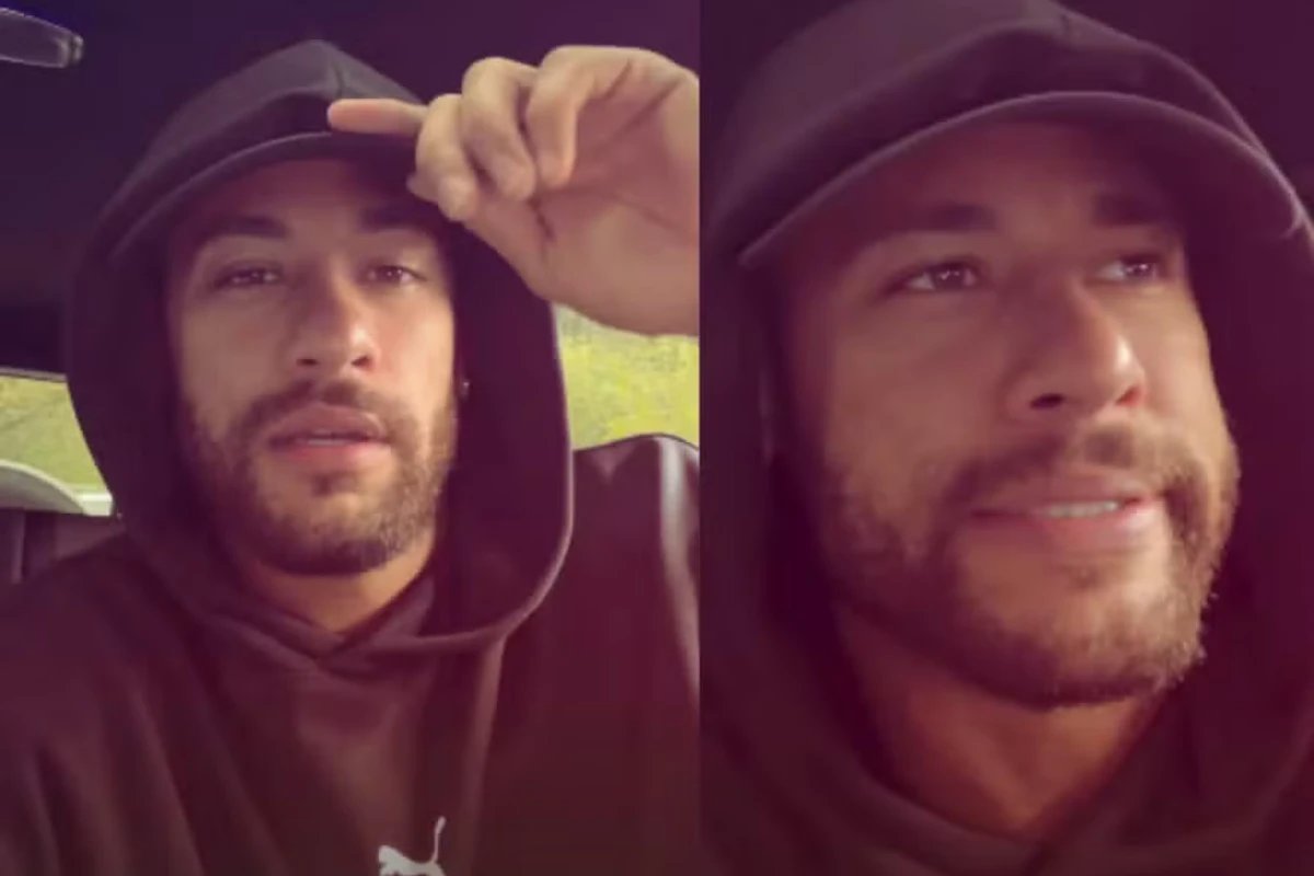 Enquanto Bruna trabalha Neymar surge com Mavie apos filha aprontar