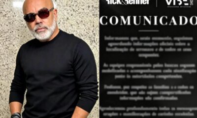 Equipe de Rick emite comunicado oficial apos horas de buscas