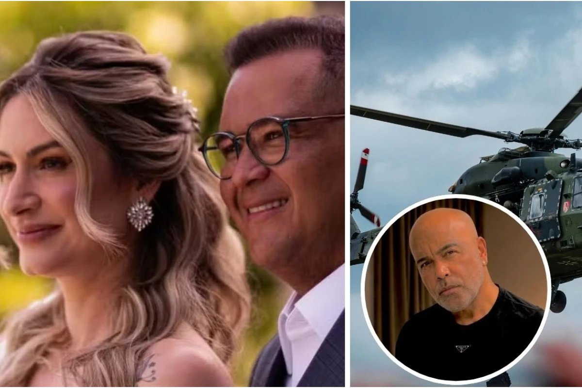 Esse era o empresario que estava com Rick no helicoptero