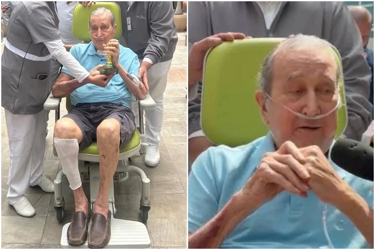 Estas foram as palavras de Parreira ao deixar hospital depois