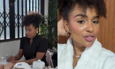 Ex BBB Natalia Deodato arregaca as mangas e volta a atender