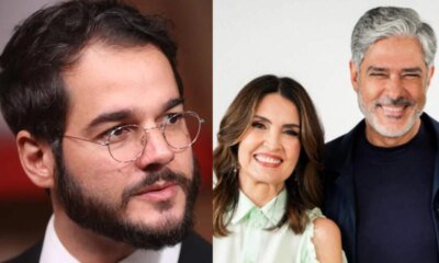 Fatima Bernardes surge muito perto do ex William Bonner e