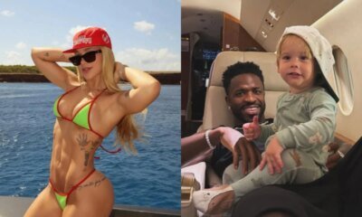 Filho de Virginia aparece no colo de Vini Jr em