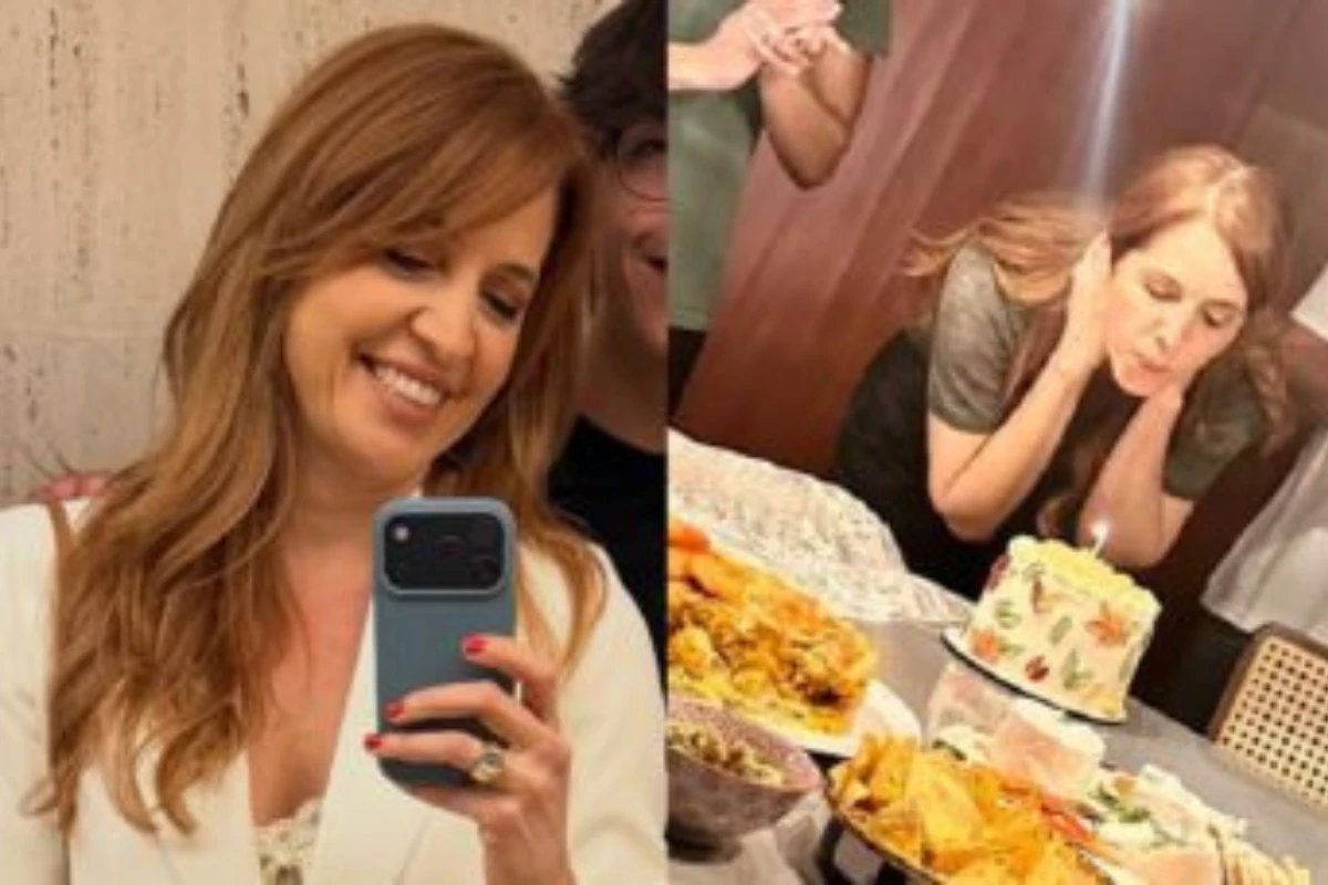 Foto Poliana Abritta faz rara aparicao ao lado dos trigemeos