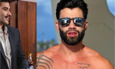 Fotos mostram o novo visual de Gusttavo Lima sem barba