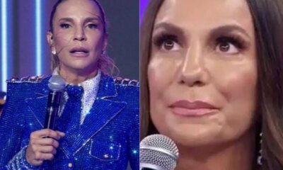 Gesto que Ivete Sangalo fez com a mao durante show