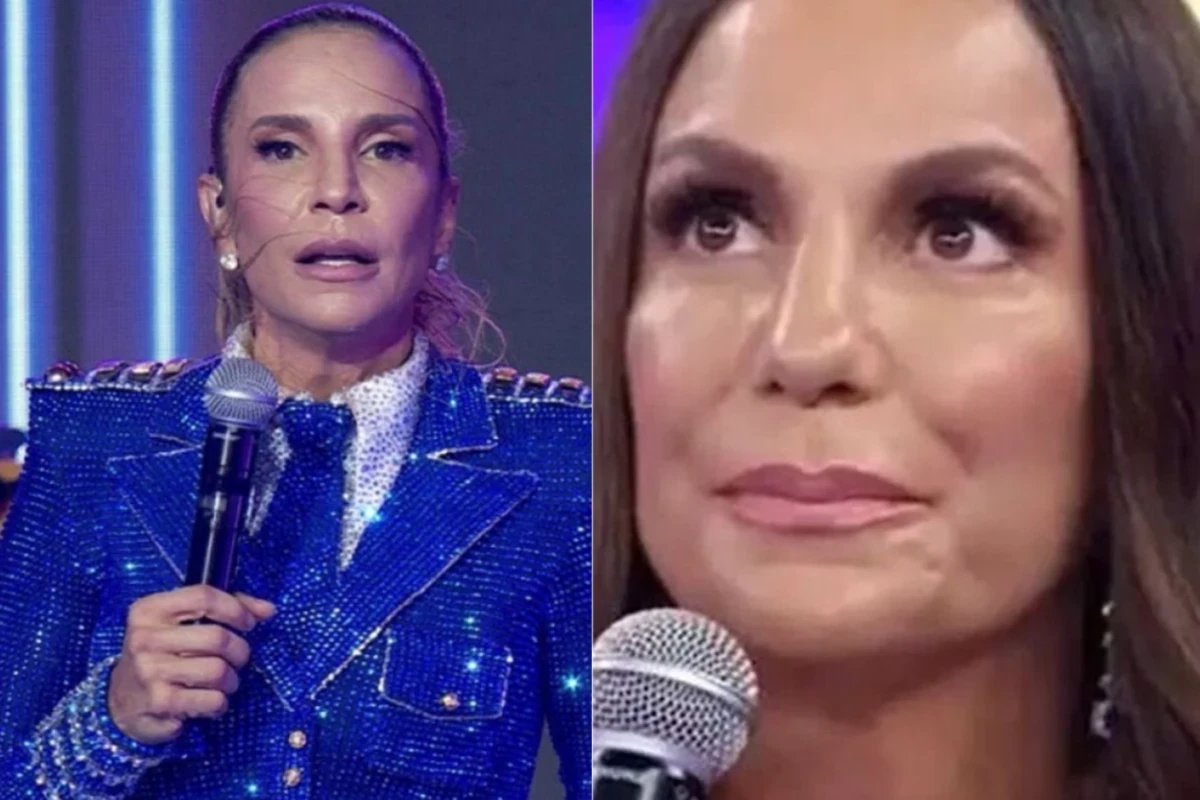 Gesto que Ivete Sangalo fez com a mao durante show