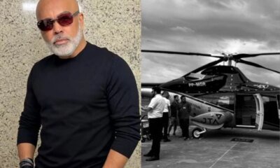 Helicoptero com Rick e localizado apos horas de buscas bombeiros