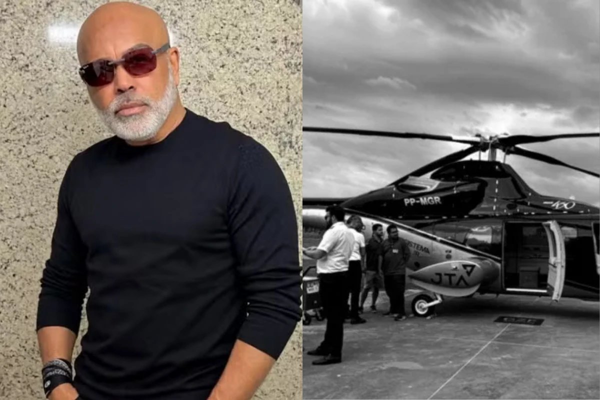 Helicoptero com Rick e localizado apos horas de buscas bombeiros