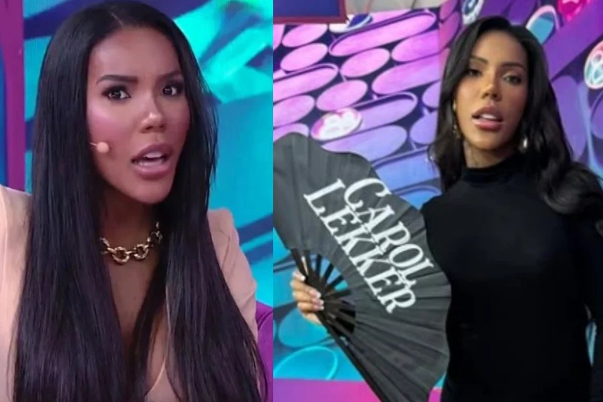 Inconformada com o salario baixo no SBT Carol Lekker toma