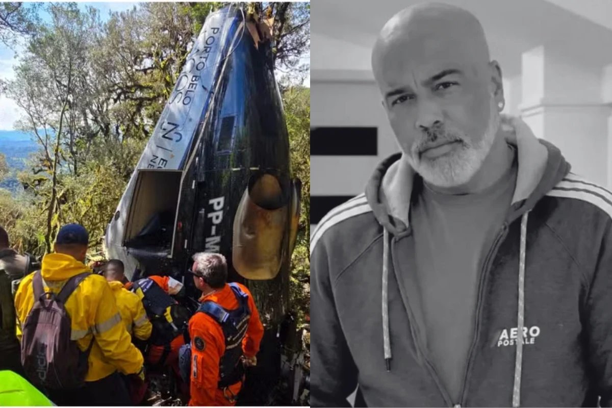 Item encontrado junto aos destrocos do helicoptero que matou Rick