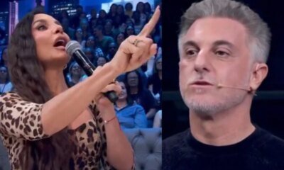 Ivete Sangalo fala na cara de Luciano Huck depois do