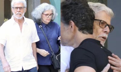 Jose Mayer comparece a velorio de pessoa querida e lamenta
