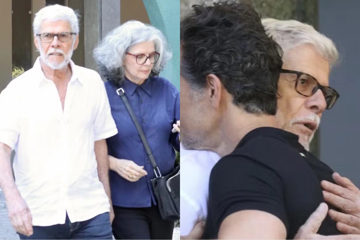 Jose Mayer comparece a velorio de pessoa querida e lamenta