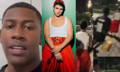 Jovem se manifesta apos atacar ator de Quem Ama Cuida