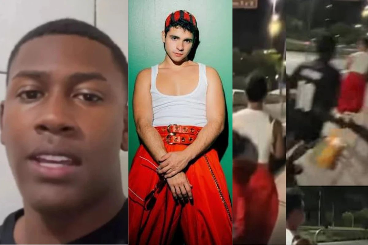 Jovem se manifesta apos atacar ator de Quem Ama Cuida