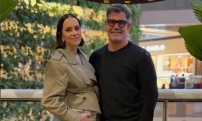Juliano Cazarre e esposa anunciam a espera de mais.webp