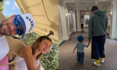 Justin Bieber posta fotos raras de filho com Hailey.webp