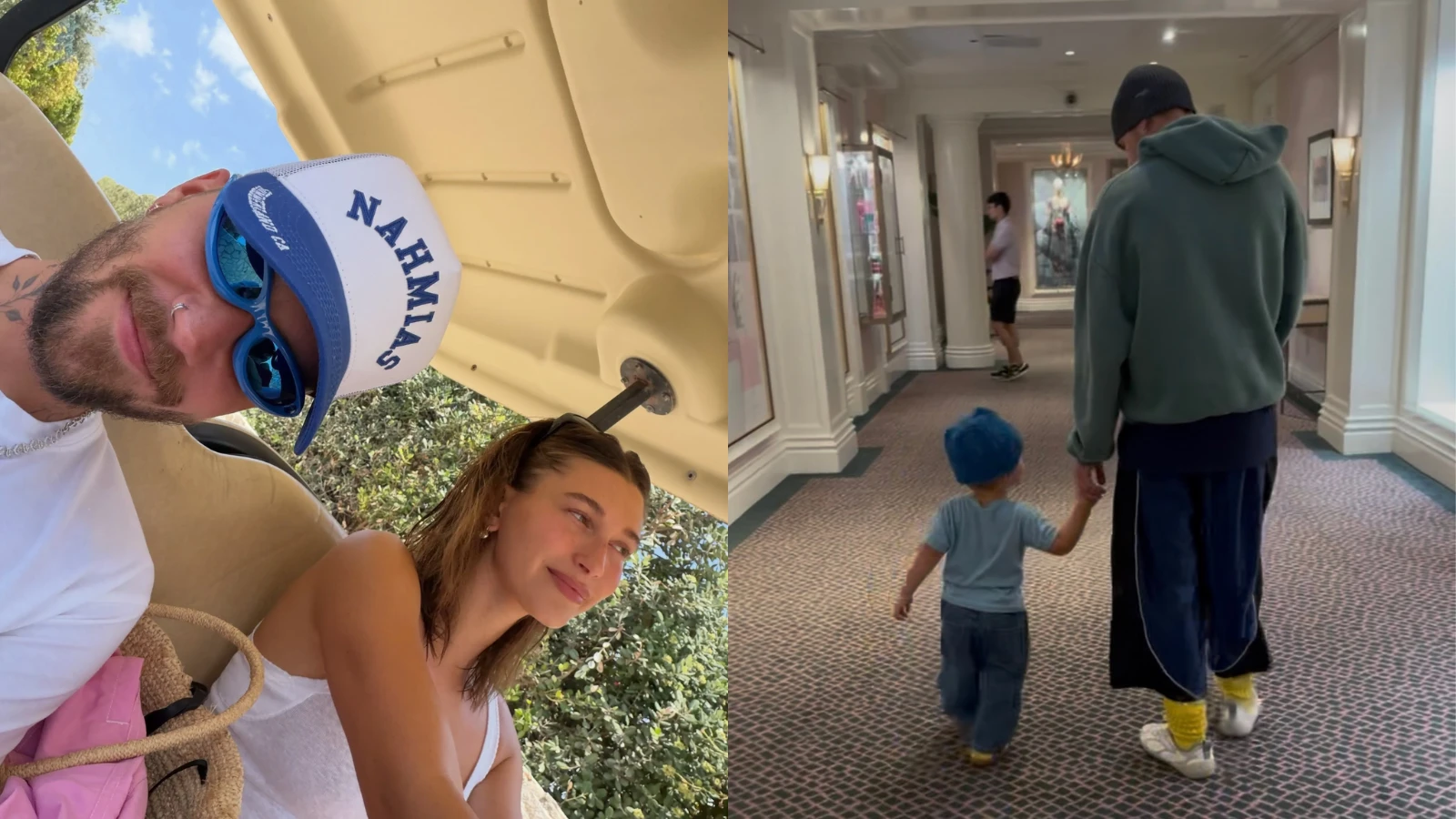 Justin Bieber posta fotos raras de filho com Hailey.webp