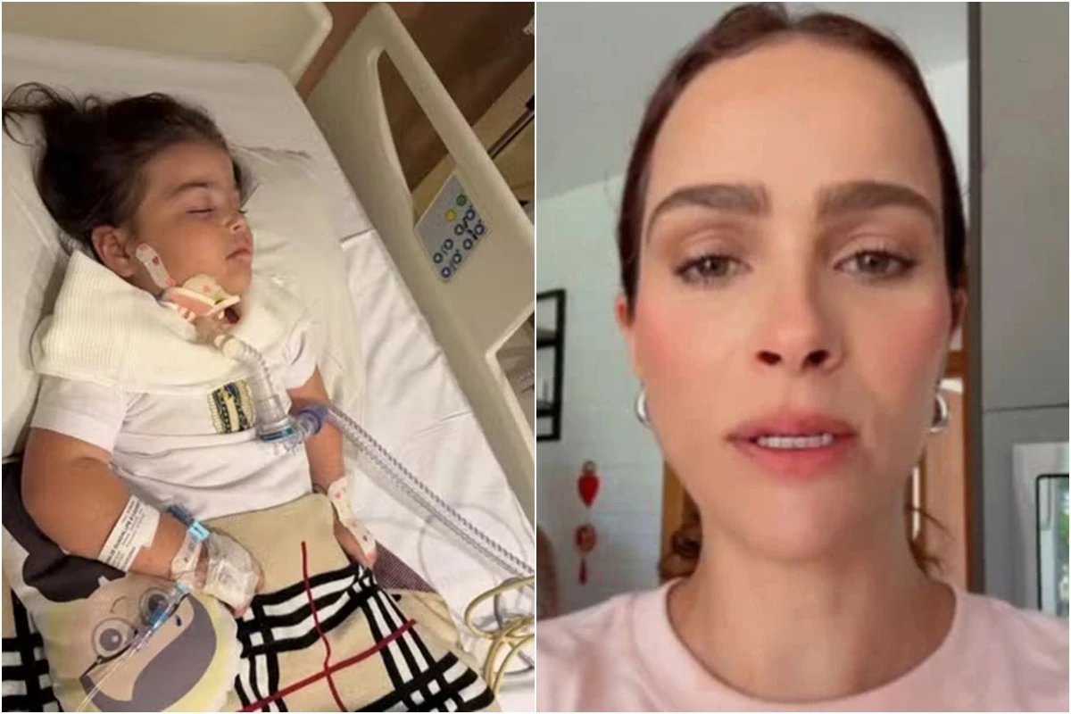 Leticia Cazarre atualiza quadro de saude da filha e pede