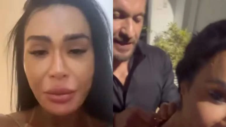 Mostrou tudo Vestido de Gracyanne Barbosa arrebenta no meio.webp