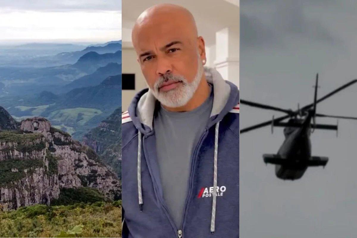 No segundo dia de buscas pelo helicoptero com Rick noticia