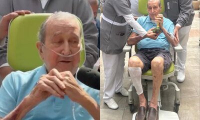Parreira recebe alta apos 3 meses internado video mostra homenagem