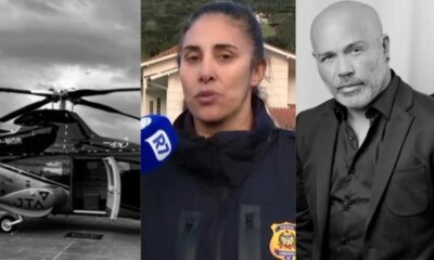 Pericia investiga se portas do helicoptero com Rick abriram tres