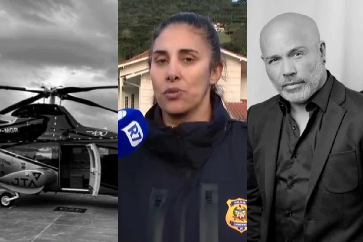 Pericia investiga se portas do helicoptero com Rick abriram tres