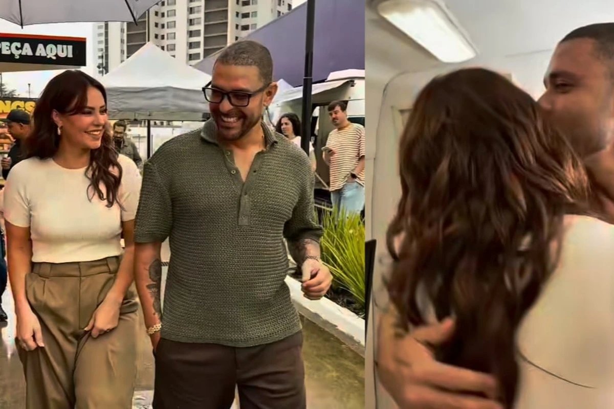 Quando existe amor os caminhos se cruzam Paolla e Diogo