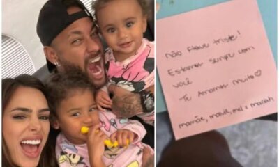 Quarta filha de Neymar tera nome que lidera ranking entre