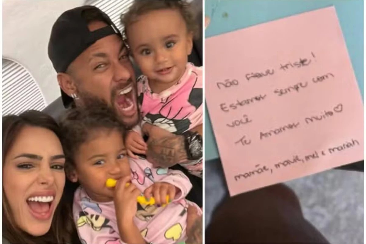 Quarta filha de Neymar tera nome que lidera ranking entre