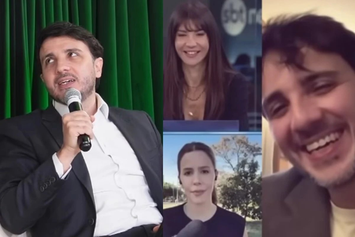 Renan Santos se cansa e explica ‘flerte com apresentadora do