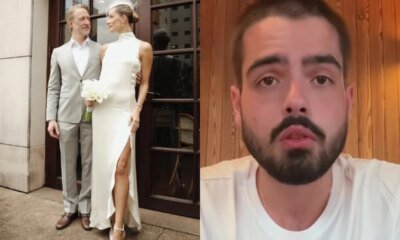 Schynaider Moura posta fotos de seu casamento com empresario e