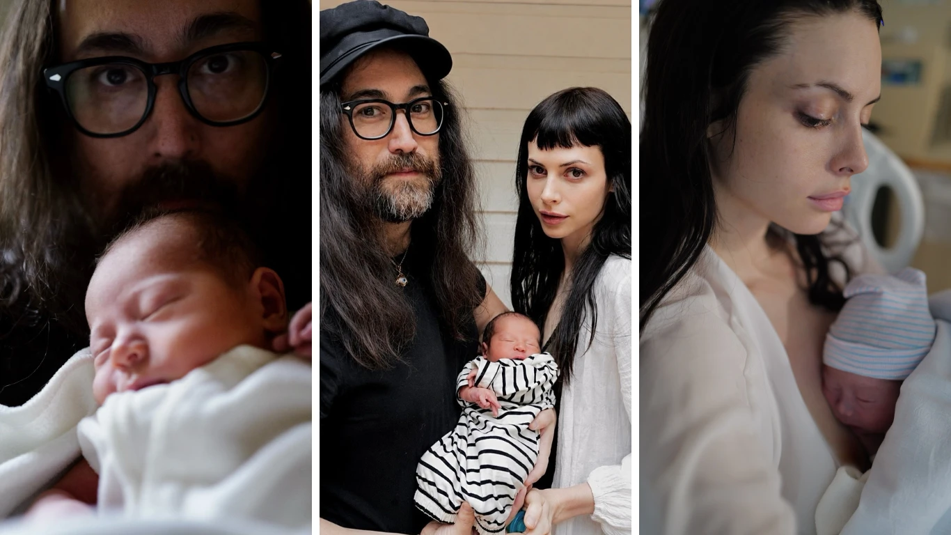 Sean Ono Lennon anuncia nascimento de Aurelius 1o neto.webp