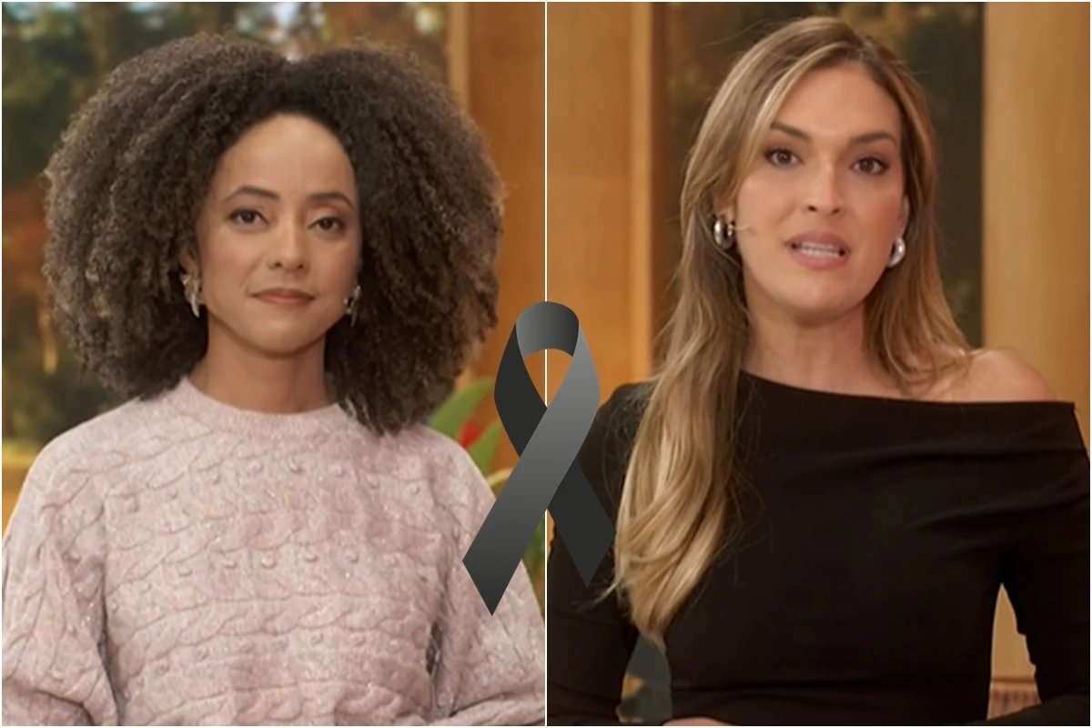 Sem Patricia Poeta apresentadoras do Encontro dao triste noticia ao