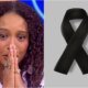 Tais Araujo e tocada pelo luto e chora a morte